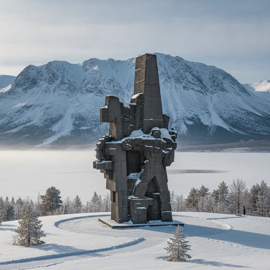 Памятник первостроителям Кировска